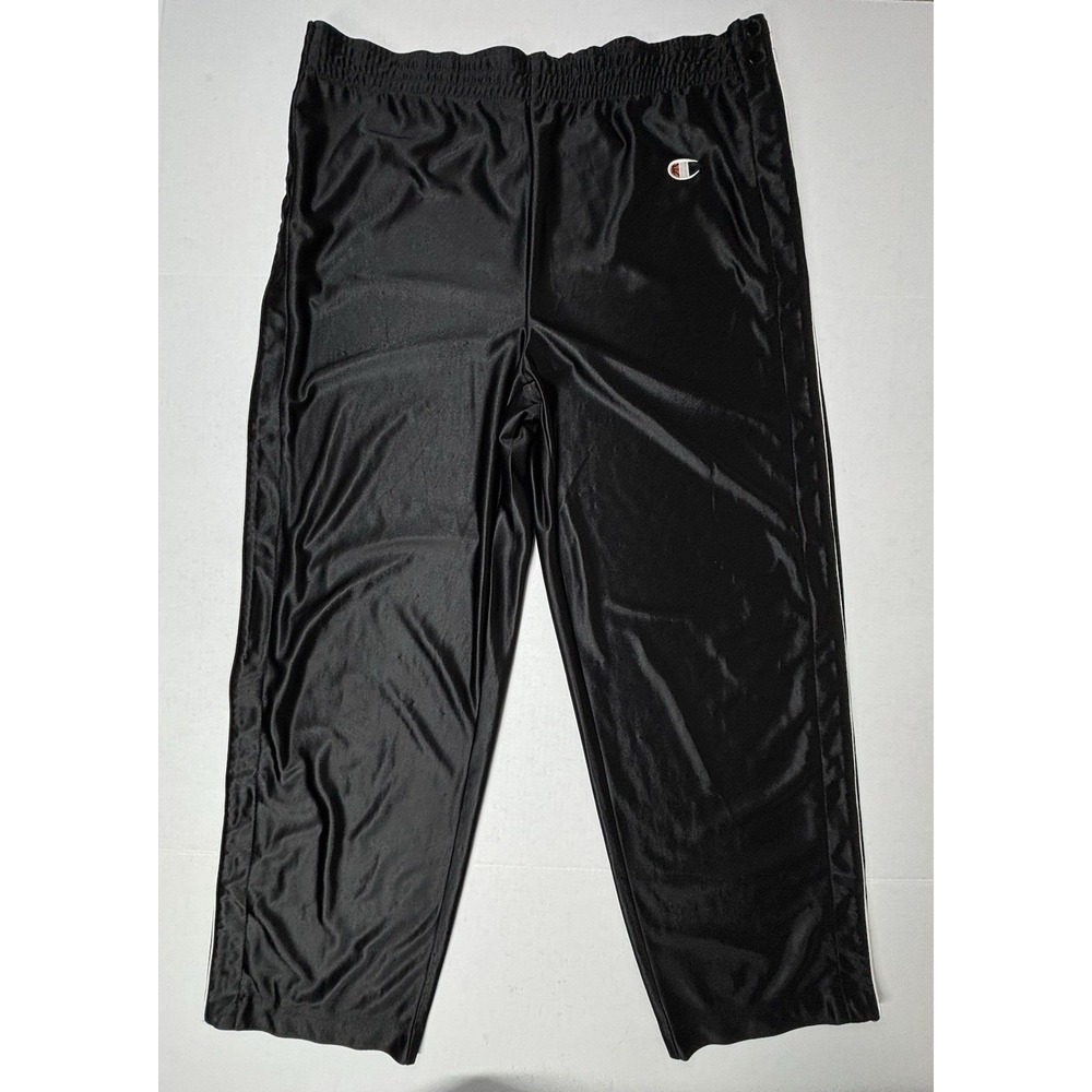 VTG Champion Tear-Away Basketball Pants‎ Mens MED* 2XL 37X29 Side Snaps Warm Up